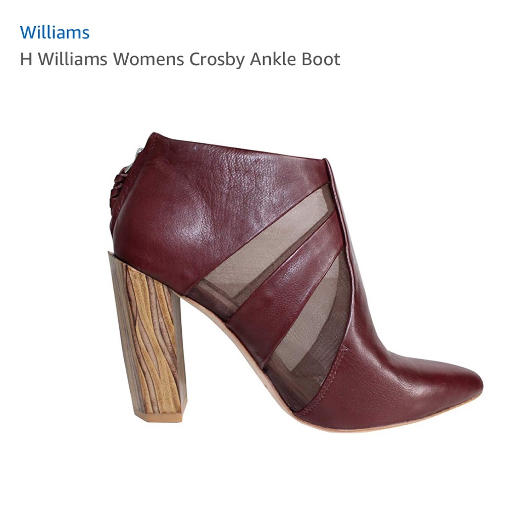 Heather Williams Crosby Bootie in Burgundy 39.5
